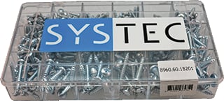 Systec - Assortimentsdoos bevestigingsmat. Plschrf Ass Doos