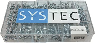 Systec - Assortimentsdoos bevestigingsmat. Plschrf Ass Doos