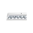 Norton - BRP-XM Inleg bandraster raster Plafond-/wandarmatuur 84 2900Lm 120 Gst