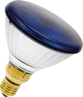 Bailey - Gloeilamp met reflector par38 e27 80w flood blue