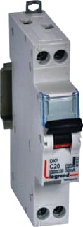 Legrand - LEXIC Aardlekautomaat Al.Aut P+N 30Ma 1Mod C20