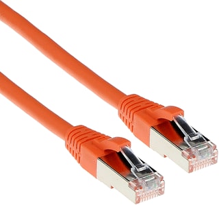 ACT - Patchkabel twisted pair Oranje 1M Sftp Cat6A Rj45