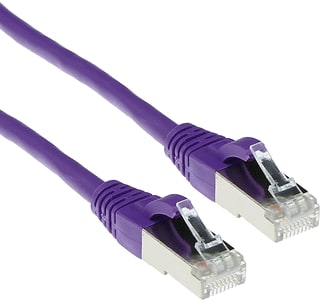 ACT - Patchkabel twisted pair Paarse 1M Sftp Cat6A Rj46