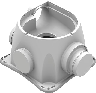 Zehnder - ComfoFan Toebeh./onderdelen voor ventilator Behuizing Achter