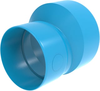 Wavin - Ventiza Verloop luchtkanaal Pvc Vent Verl Exc160X125