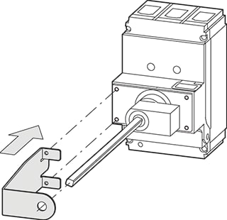 Eaton - MCCB Bedieningsknop v vermogensschak. Nzm1-Xhb-Da-As