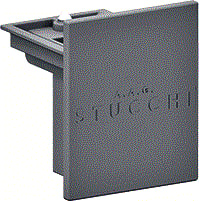 Performance in lighting - OTR Toebeh./onderdelen voor stroomrail S-Tk End Cap+Screw 9004/B