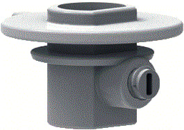 Performance in lighting - OTR Toebeh./onderdelen voor stroomrail Ext Cabl Lock+Plast Scr S-