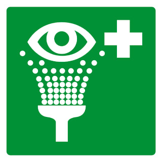 Pikt-O-Norm - Veiligheidspictogram Ptg 20X20 Cm Oogdouche