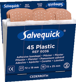 Salvequick - Toebeh./onderdelen voor eerste hulp pleister navul6036 ds270
