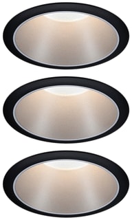 Paulmann - Downlight/spot/schijnwerper Ebl Cc Rd Stijf 3X27K Zwa
