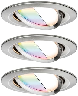 Paulmann - Downlight/spot/schijnwerper Ebl Nova Plus Zb Coin Rgb
