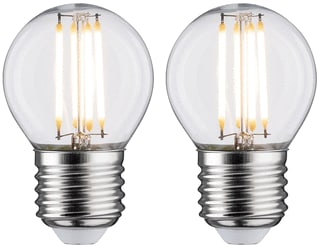 Paulmann - LED-lamp fil 2er tropfen 470lm e27