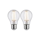 Paulmann - LED-lamp fil 2er agl 806lm e27 6,5