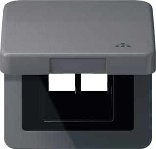 Jung - Afdekraam schakelmateriaal cd590kllangr