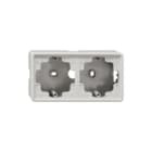 Gira - S-Color Opbouwbak inbouwschakelmateriaal opbouwkap 2 voud  grys sc