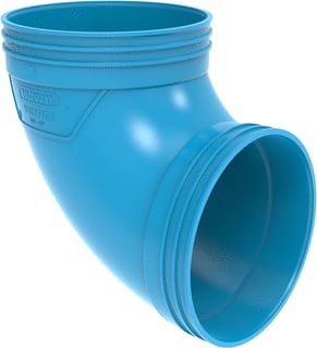 Wavin - Ventiza Bocht rond luchtkanaal Vent. Bocht Bl 160 M/M