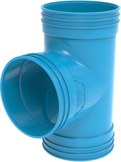 Wavin - Ventiza T en Y-stuk rond luchtkanaal Vent. T-Stuk Bl 125 3M
