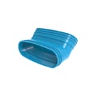 Wavin - Ventiza Bocht ovaal luchtkanaal Vent. Bocht Bl 235X80M/M