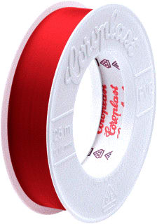 Coroplast - Zelfklevende tape Tape 25X19Mm Rood 25M