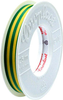 Coroplast - Zelfklevende tape Tape 25X15Mm Gr/Gl 25M
