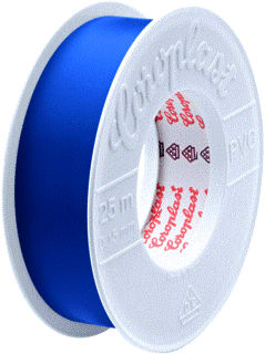 Coroplast - Zelfklevende tape Tape 25X25Mm Blauw 25M