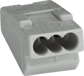 Wago - Klassiek 273 Lasklem laskl 3x4 gr         ds50