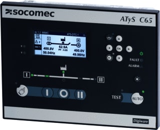 Socomec - Toeb./onderd. laagsp.-schakeltechn. atys c65 ats control digi