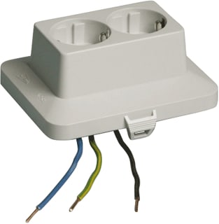 Attema - Cable-mate AK2-C2 Deksel voor opbouwdoos wand/plafond Deksel + 2V Wcd Ak2