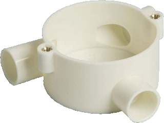 Attema - Traditioneel Opbouwdoos wand/plafond Top T-Doos 3/4 Wit Z Deks