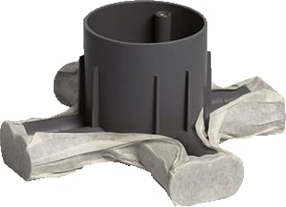 Attema - CD Inbouwdoos wand/plafond Inbwds Cntr 80R 5/8 Rnd