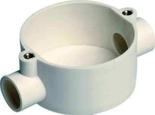 Attema - Traditioneel Opbouwdoos wand/plafond Trekdoos 5/8 Wit Z Deksel