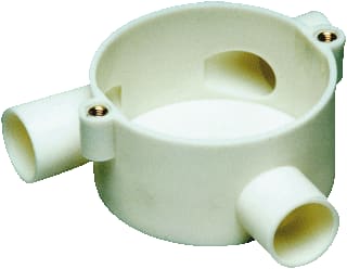 Attema - Traditioneel Opbouwdoos wand/plafond Top T-Doos 5/8 Wit Z Deks