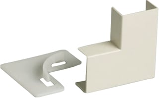 Attema - K25/P25 Verticaal hoekstuk leidingkanaal Haakhoek Fw25 Creme Xd