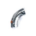 Rheinzink - Classic Fitting met 2 aansluitingen Wb Bocht 80Mm 72Gr