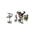 Henco - Fitting met 3 aansluitingen verloop t-stuk 50x90x50