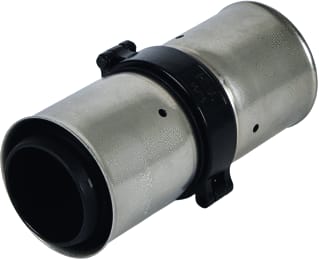 Henco - Fitting met 2 aansluitingen Perssok 75X75