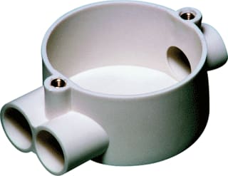 Attema - Traditioneel Opbouwdoos wand/plafond Gaffeldoos 5/8 Z Deksel