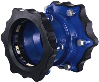 AVK - Supa Maxi Fitting met 2 aansluitingen kop 266-301/314-356mm 632