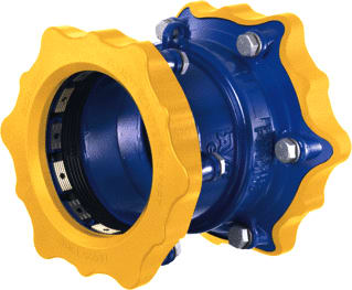 AVK - Supa Maxi Fitting met 2 aansluitingen kop 104-133/132-159 632/70