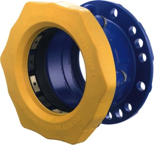 AVK - Supa Maxi Fitting met 2 aansluitingen Adapt Dn100 104-133 633/70