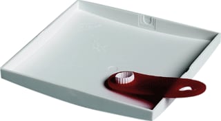 Attema - Deksel voor inbouwdoos wand/plafond Afdpl Vierk V Centrds Wit