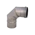Holetherm - NF 80 Enkelw. rookgashulpstuk 2 aansl. Bocht - 87Gr+Epdm-Ring