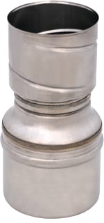 Holetherm - NF 80 Enkelw. rookgashulpstuk 2 aansl. Verloop Star80 - Flex60