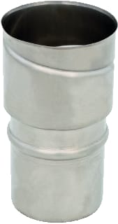 Holetherm - NF 60 Enkelw. rookgashulpstuk 2 aansl. Koppelstuk Flex/Flex