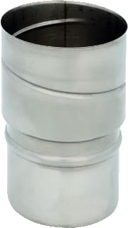 Holetherm - NF 80 Enkelw. rookgashulpstuk 2 aansl. Koppelstuk Flex/Flex