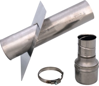 Holetherm - NF 50 Rookgasmuurdoorvoer Mdv 45Gr Star80 - Flex50
