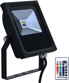Bailey - Downlight/spot/schijnwerper led floodlight 10w rgbwds