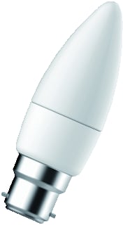 GE - Start LED-lamp led c35 b22d 5.5w 827 opaal