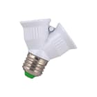 Bailey - Lampholder Lampfitting Lamph/Split E27 2Xe27 Wit